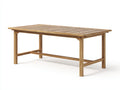 Tavolo da giardino - Legno - 200x90x75 cm - Naturale - Stile moderno