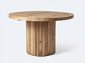 Tavolo da giardino - Legno - 120x120x75 cm - Naturale - Stile moderno