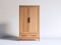 Armadio-Legno-100x55x185 cm-Rovere naturale-Classico contemporaneo