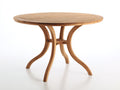 Tavolo da giardino - Legno - 125x125x75 cm - Naturale - Stile classico