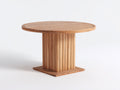 Tavolo da giardino - Legno - 125x125x75 cm - Naturale - Stile contemporaneo